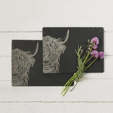 Highland Cow Place Mat, Set of 2