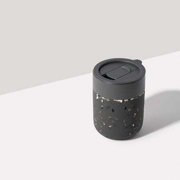 The Porter Portable Ceramic Mug 350ml, Terrazzo Charcoal