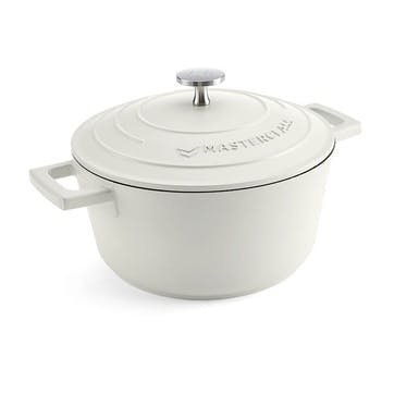 Cast Aluminium  Casserole Dish 2.5L, Cream