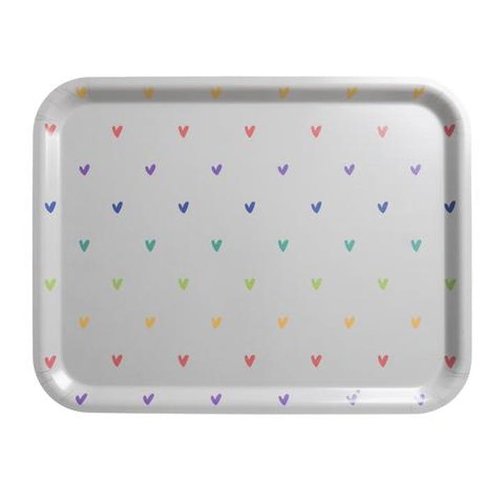 Hearts, Printed Tray, Large