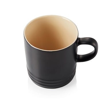 Stoneware Mug - 350ml; Satin Black