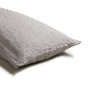 Pair of Super King Pillowcases Dove Grey