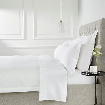 Cavendish Pillowcase, Standard, White