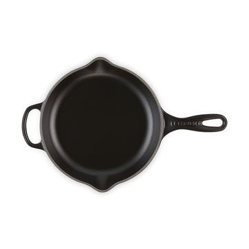 Round Skillet, 26cm, Le Creuset, Satin Black