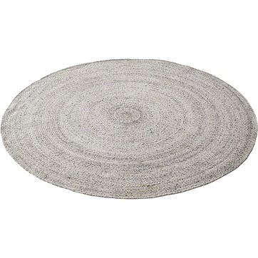 Tweed Indoor Outdoor Rug 200 x 200cm, Warm Grey