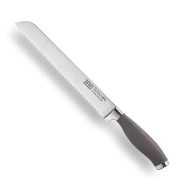 Syracuse Soft Grip Bread Knife 20cm, Grey