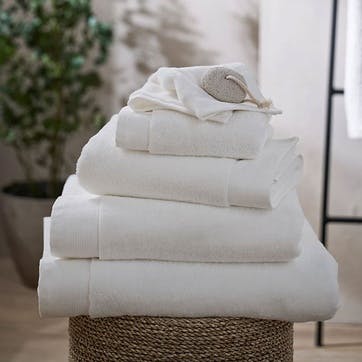 Supima Cotton Hand Towel, 50 x 90cm, White