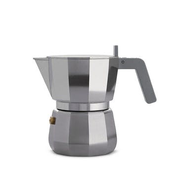 Moka 3 Cup Espresso Maker H15.5cm, Silver