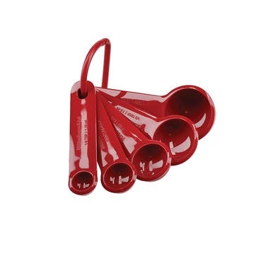 Universal Measuring Spoon Set, Red