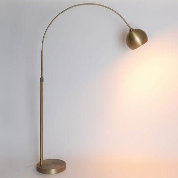 Mini Lounge  Floor Lamp H197cm, Brass