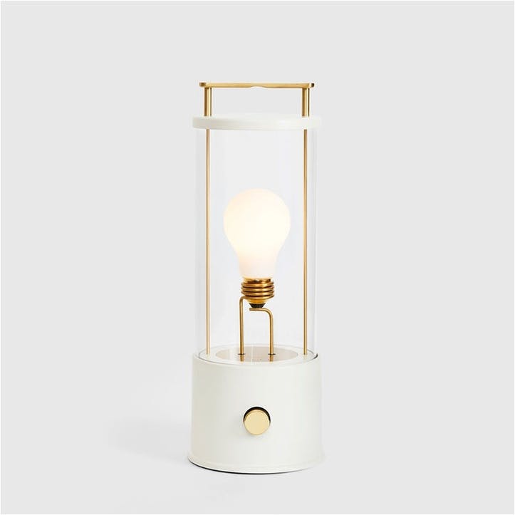 Tala x Farrow & Ball The Muse Portable Lamp, Candlenut White