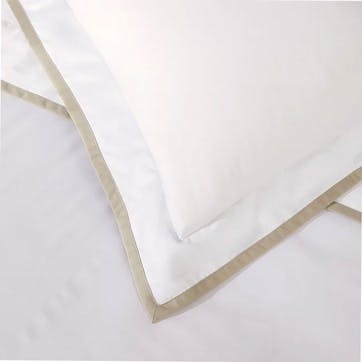 Somerton Oxford Pillowcase Standard, White/Natural