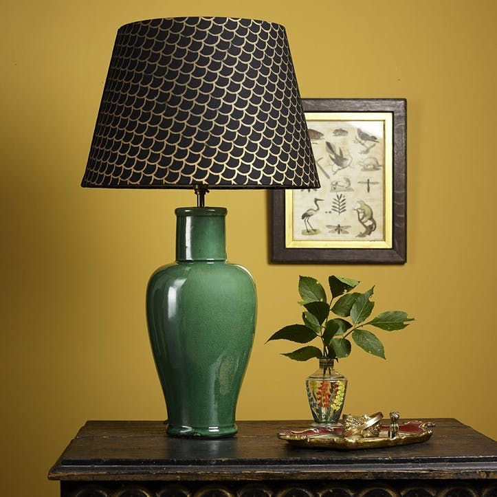 Lolita Table Lamp With An Emerald Glaze