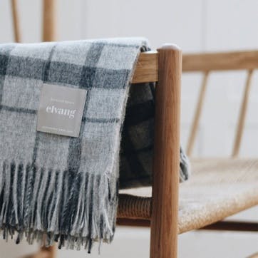 Tweed Throw, H130 x W190cm, Grey