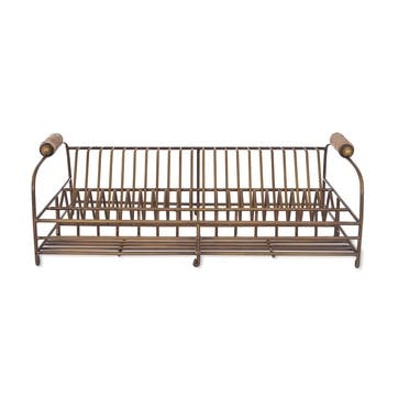 Dish rack, H17.50 x W46.50 x D30cm, Garden Trading Company, Brompton, antique brass finish