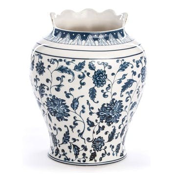 Hybrid Melania Bone-China Vase, H23cm, Porcelain
