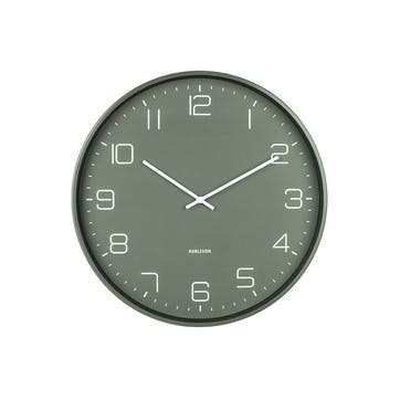 Lofty Wall Clock D40cm, Green