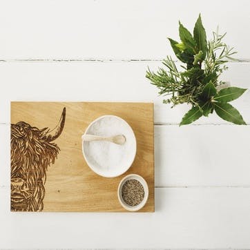 Highland Cow Serving Board