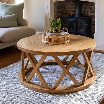 Oxhill Round Coffee Table D100cm, Natural