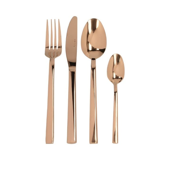 Mikasa Cutlery Set, 16 Piece, Copper