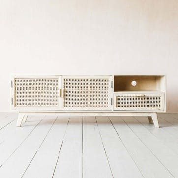 Esben Rattan Media Cabinet