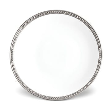 Soie Tressée Dessert Plate, Platinum