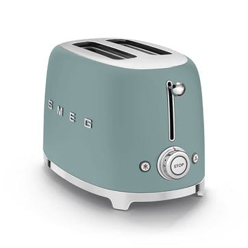 50's Style 2 Slot Toaster, Emerald Green