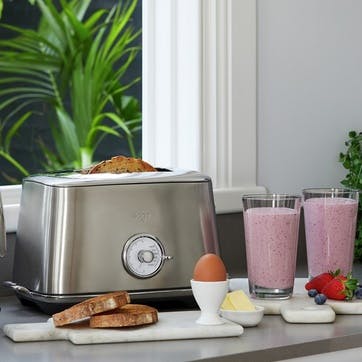 The Toast Select Luxe; Brushed Steel