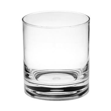 Acrylic Double Old Fashioned Tumbler 335ml, Clear