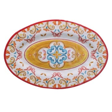 Borgo Oval Platter in Gift Box 45 x 30cm, Multi