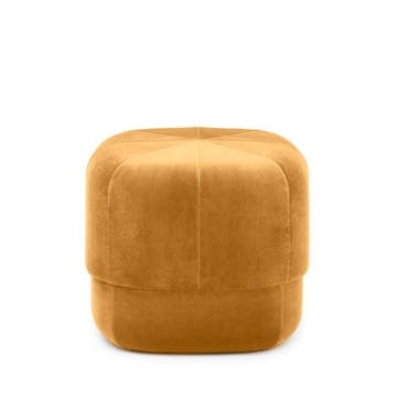 Circus Small Pouf  H40 x D46cm Mustard