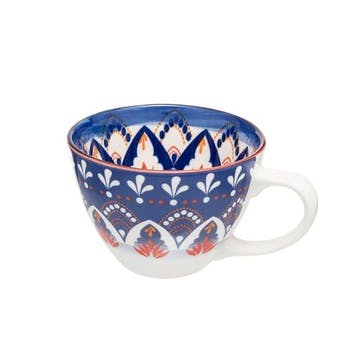 Mosaic Mug , 400ml, Blue