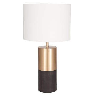 Etosha Wood & Metal Table Lamp - Tall