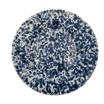 Splatter Side Plate D19cm, Blue