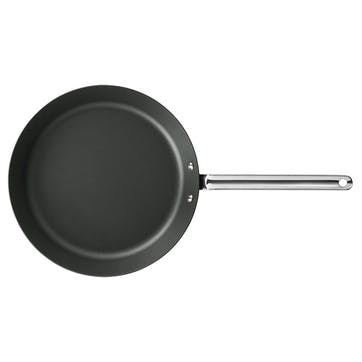 Iron Frying Pan In Sleeve, 26cm, Black