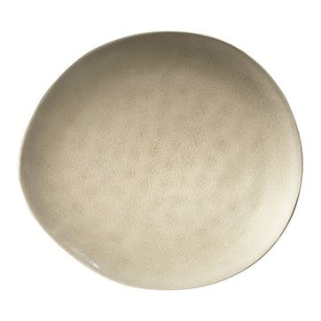 Vie Naturelle Large Plate, W27.5cm x D25cm, Cream