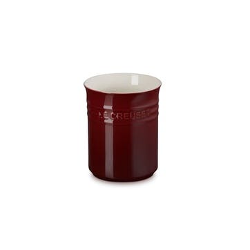 Stoneware Utensil Jar Small, Garnet