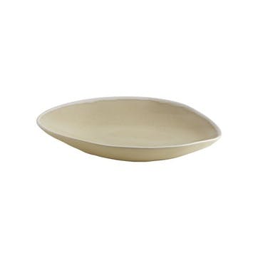 Vie Naturelle Small Plate, W14.5cm x D11cm, Cream