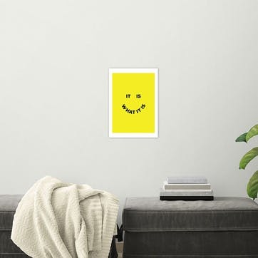 Julia Walck It Is What It Is Print 42 x 30cm, Yellow