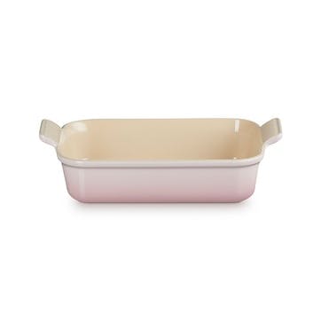 Stoneware Heritage Rectangular Dish 26cm, Shell Pink