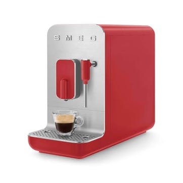 Bean to Cup Coffee Machine 1.4L, Matt Red