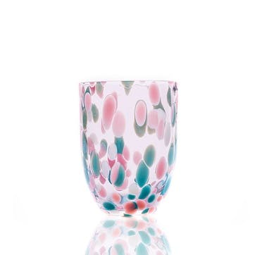 Big Confetti Set of 6 Tumblers 200ml, Rosa, Turquoise & Blue