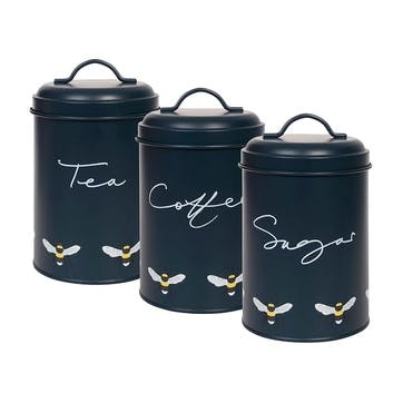 'Bees' Storage Tins, Set of 3