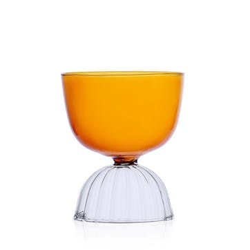 Tutu Bowl/Water Glass 280ml, Amber