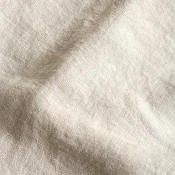 Oatmeal Linen Pair of Pillowcases, Standard