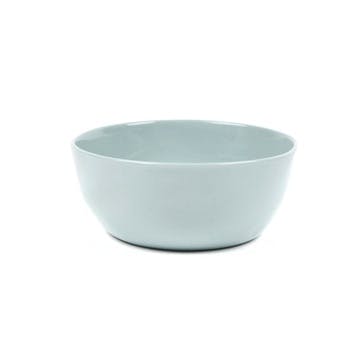 Set of 4 large dipping bowls, D11 x H5cm, Quail's Egg, pale blue