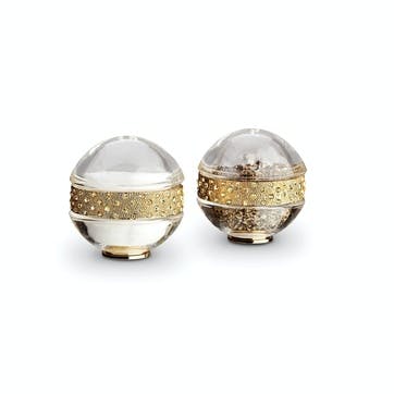 Pave Band Salt & Pepper Shakers