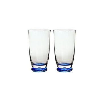 Imperial Blue Set of 2 Large Tumblers, 400ml