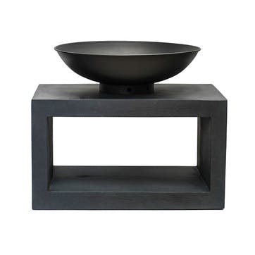 Outdoor Fireball & Rectangle Console, Granite