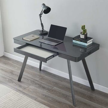 Koble Silas 3.0 Smart Desk 75 x 60 x 120cm, Charcoal Grey